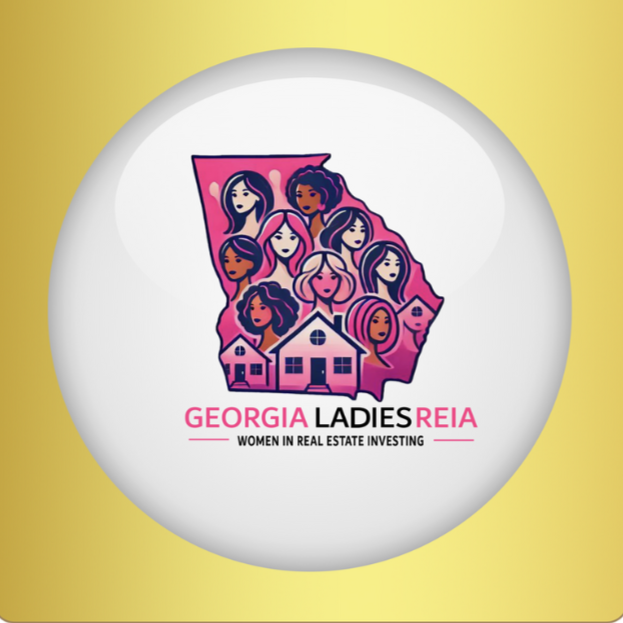 Georgia Ladies REIA Button Pin