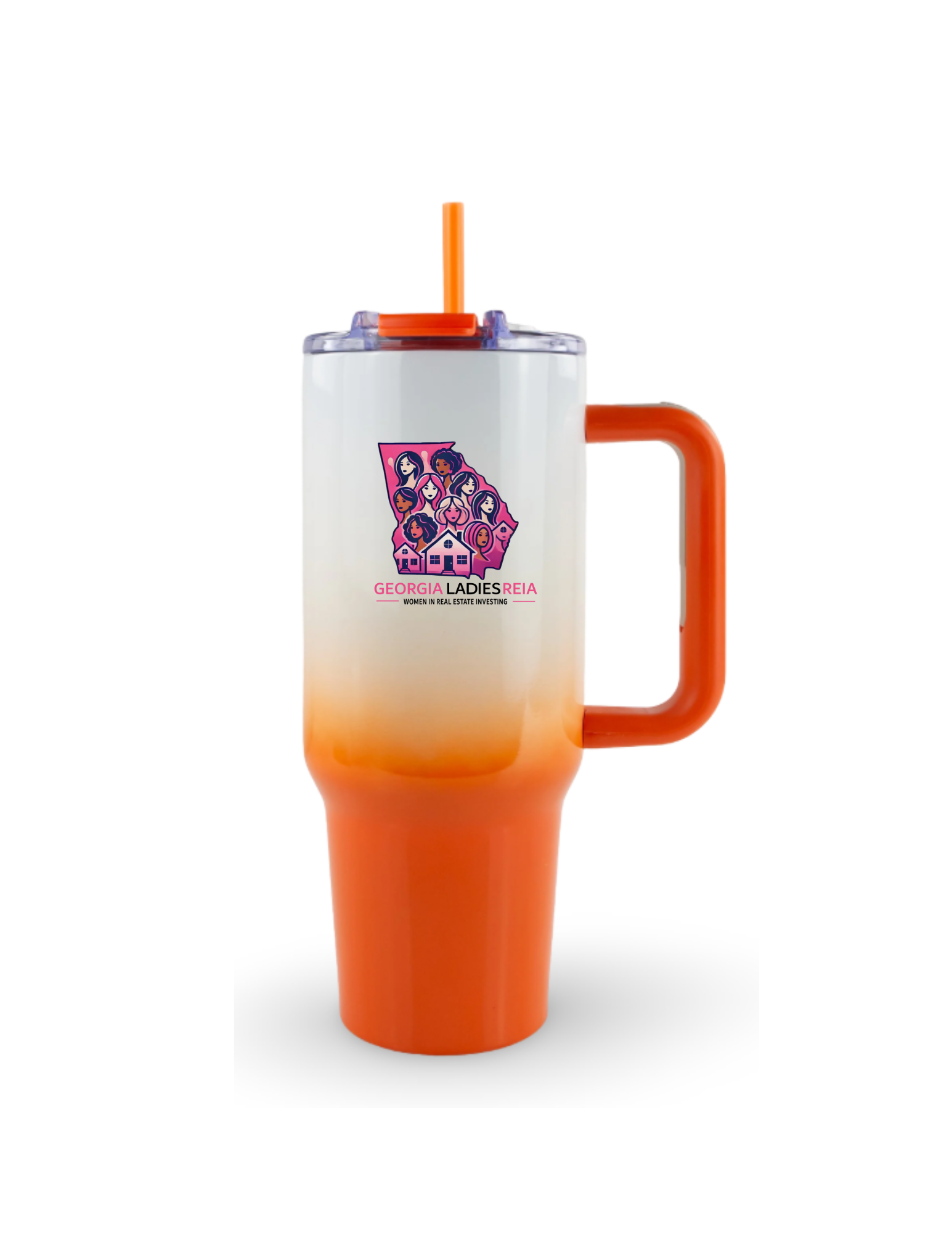 40oz Ombre Tumbler with Handle – Georgia Ladies REIA Edition