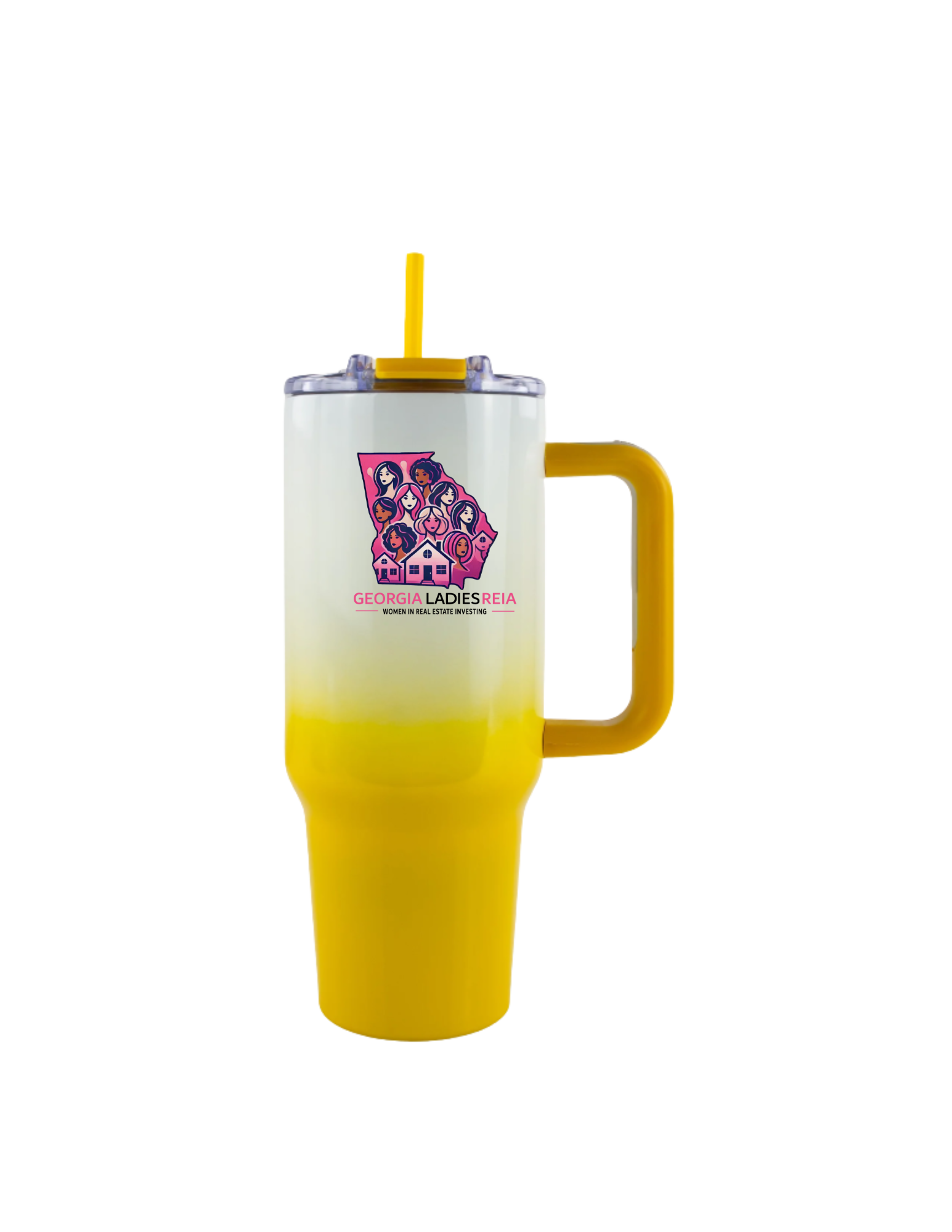 40oz Ombre Tumbler with Handle – Georgia Ladies REIA Edition