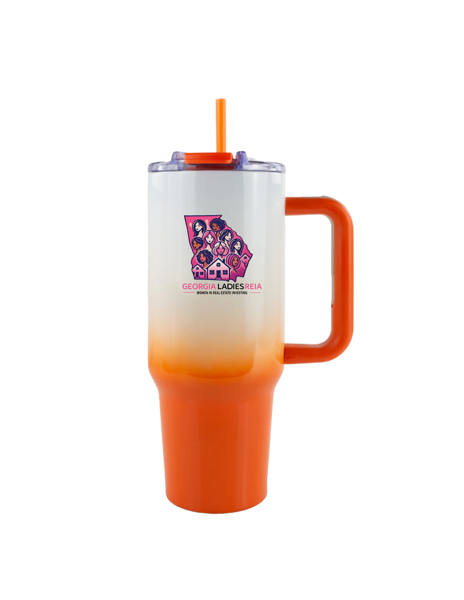 40oz Ombre Tumbler with Handle – Georgia Ladies REIA Edition