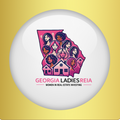 Georgia Ladies REIA Button Pin